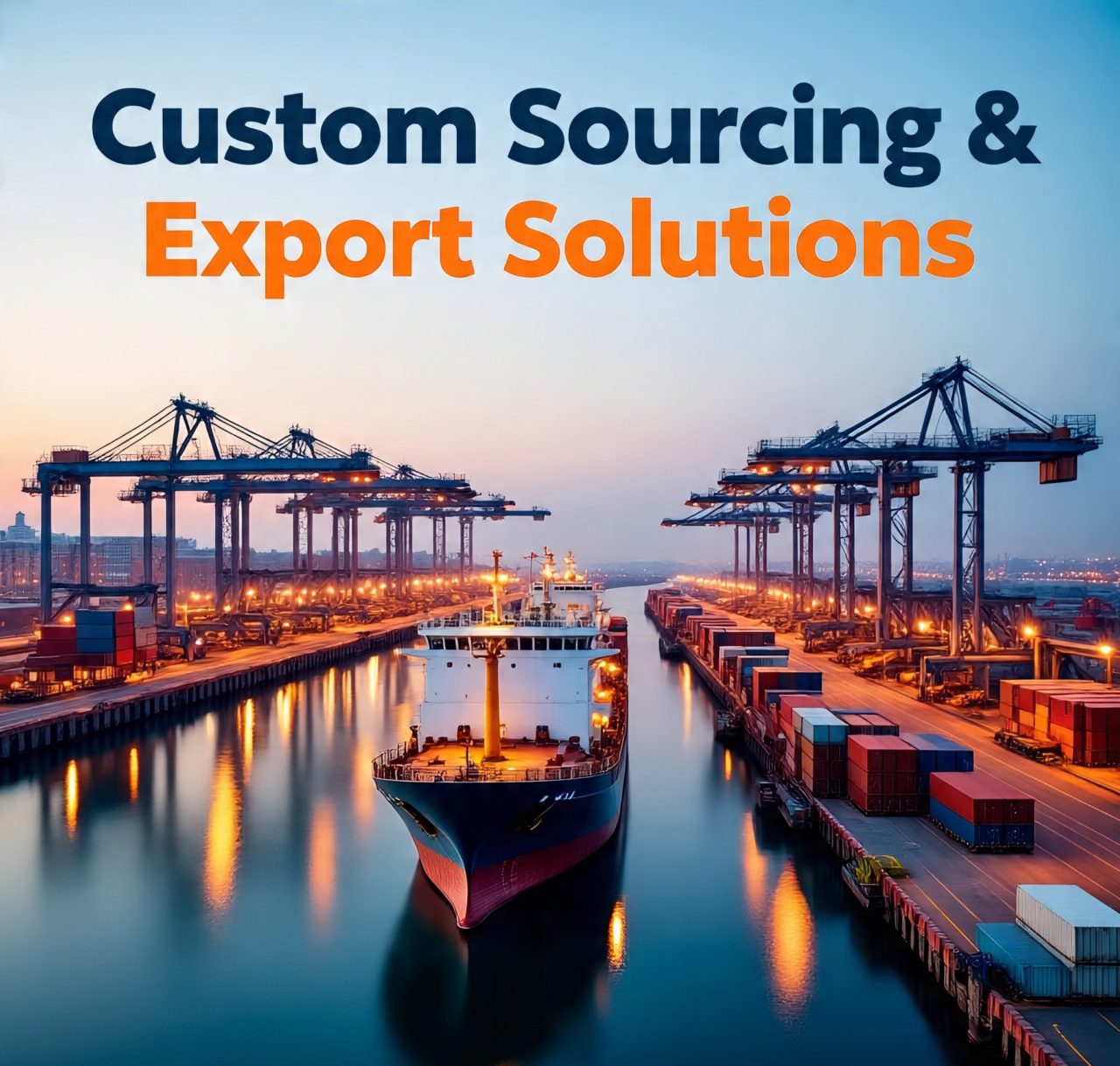 custom sourcing export solutions